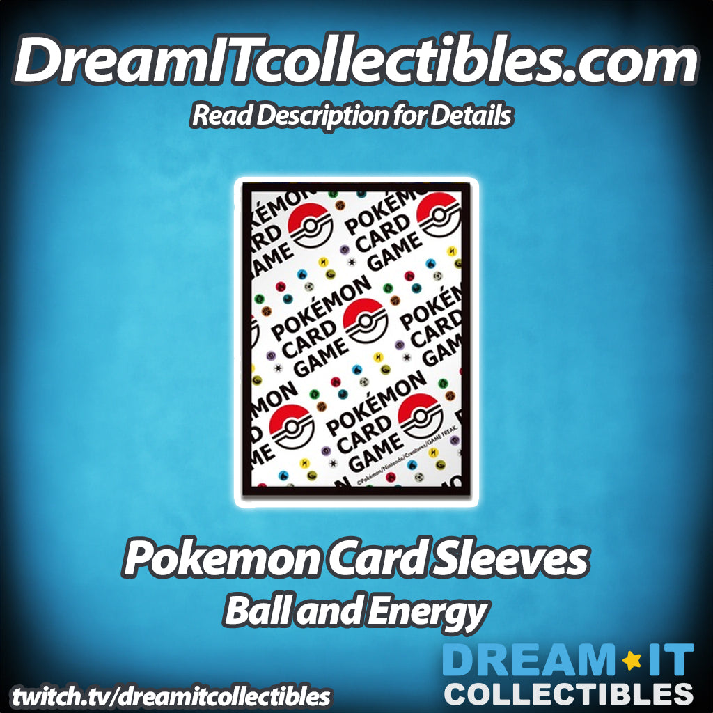 Pokémon Card Sleeves - Ball and Energy