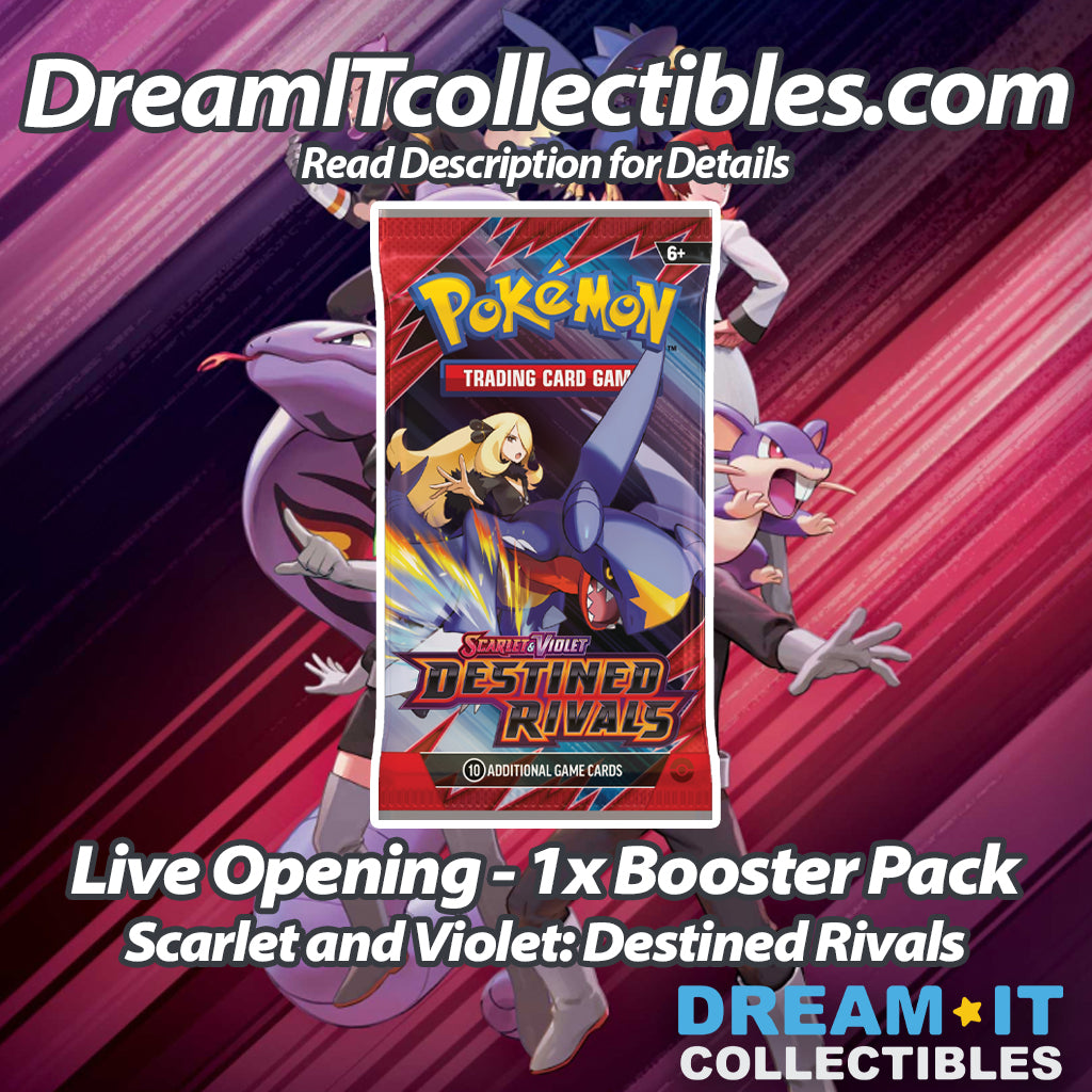 Live Opening - 1x Booster Pack - Pokémon - Destined Rivals