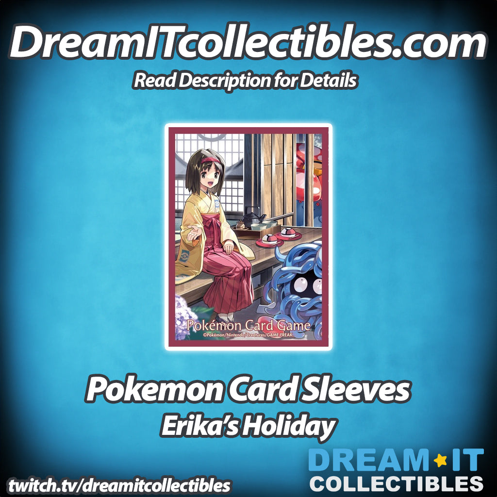 Pokémon Card Sleeves - Erika’s Holiday