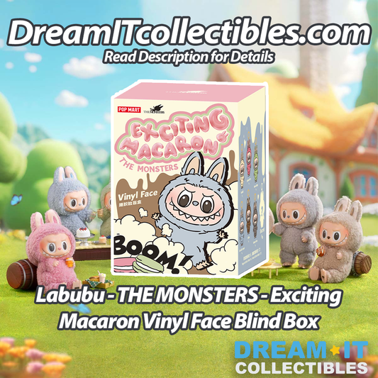 Labubu - THE MONSTERS - Exciting Macaron Vinyl Face Blind Box