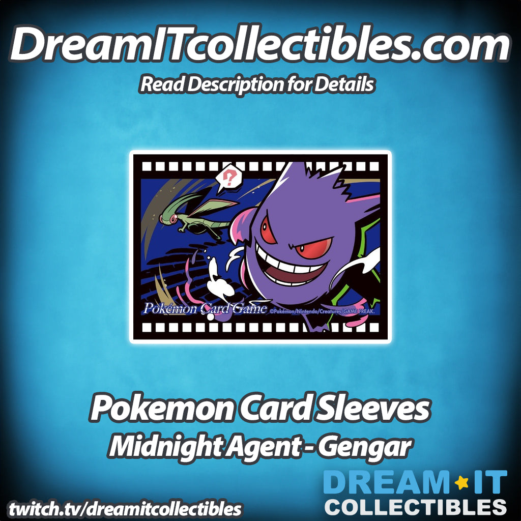 Pokémon Card Sleeves - Midnight Agent - Gengar