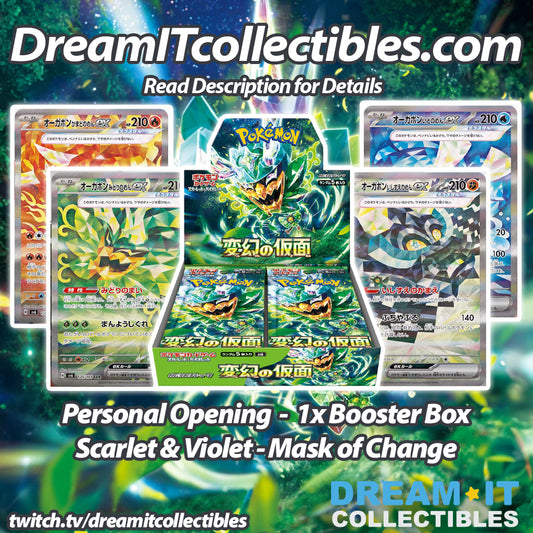 Live Opening - 1x Booster Box - Pokémon - Mask of Changes