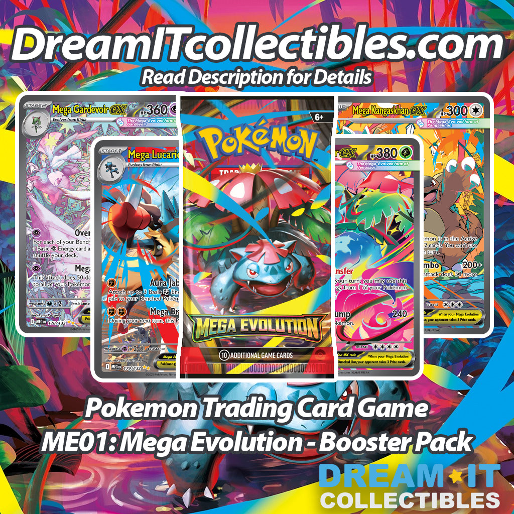Pokemon TCG: Mega Evolution Booster Pack - ME01: Mega Evolution