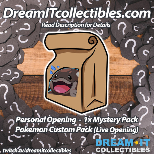 Live Opening - 1x Mystery Pack - Pokémon Custom Packs