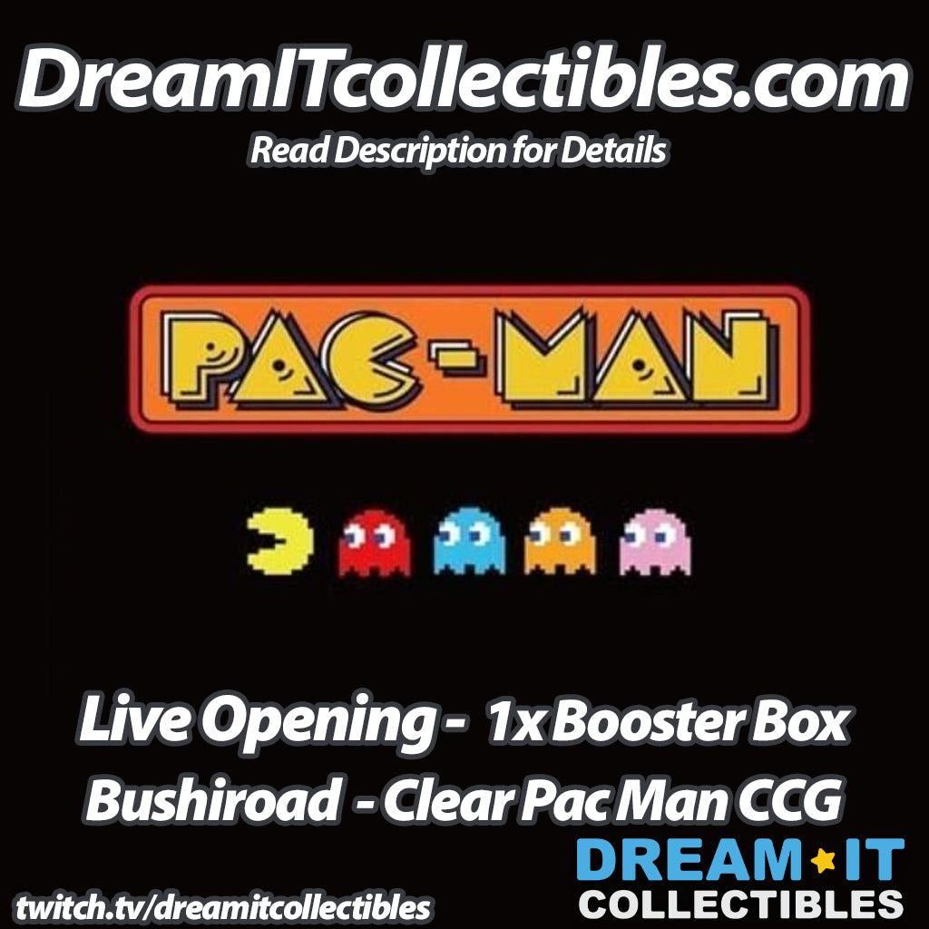 Live Opening - 1x Booster Box - Bushiroad - Clear Pac Man