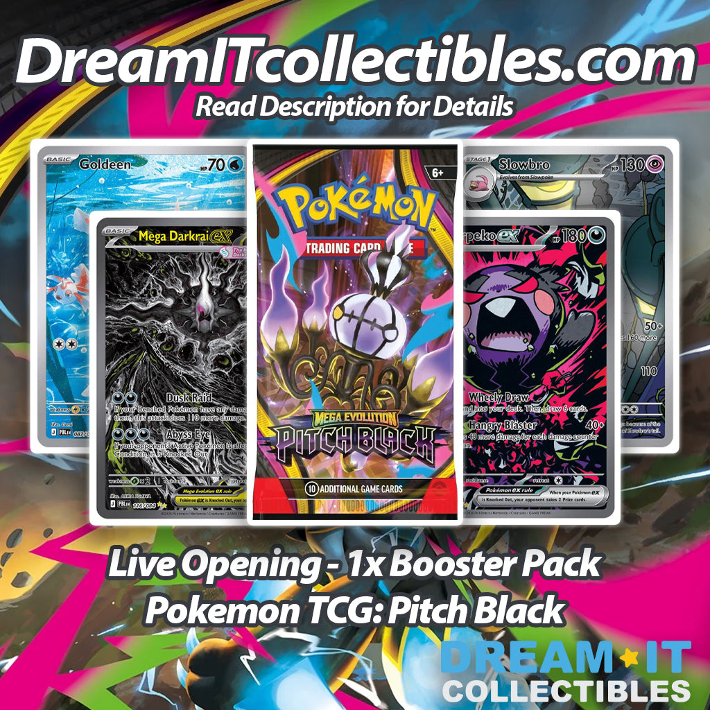 Live Opening - Pokémon TCG: Pitch Black Booster Pack