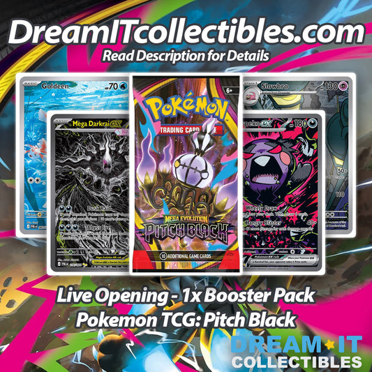 Live Opening - Pokémon TCG: Pitch Black Booster Pack