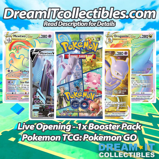 Live Opening - 1x Booster Pack - Pokémon - Pokemon GO