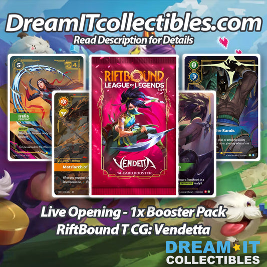 Live Opening - Riftbound TCG: Vendetta Booster Pack