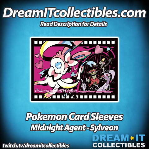 Pokémon Card Sleeves - Midnight Agent - Sylveon