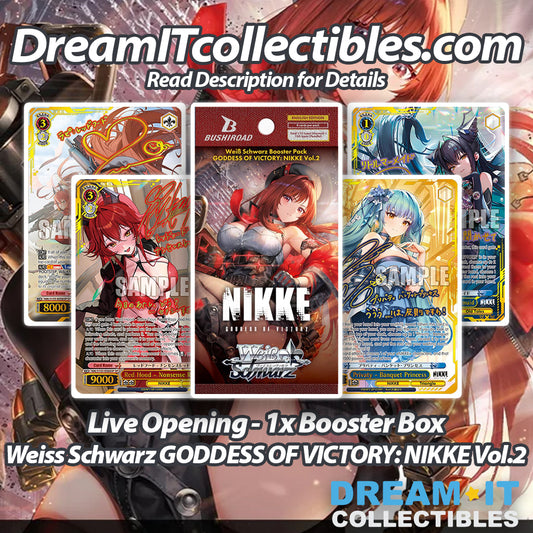 Live Opening - 1x Booster Box Weiss Schwarz GODDESS OF VICTORY: NIKKE Vol.2