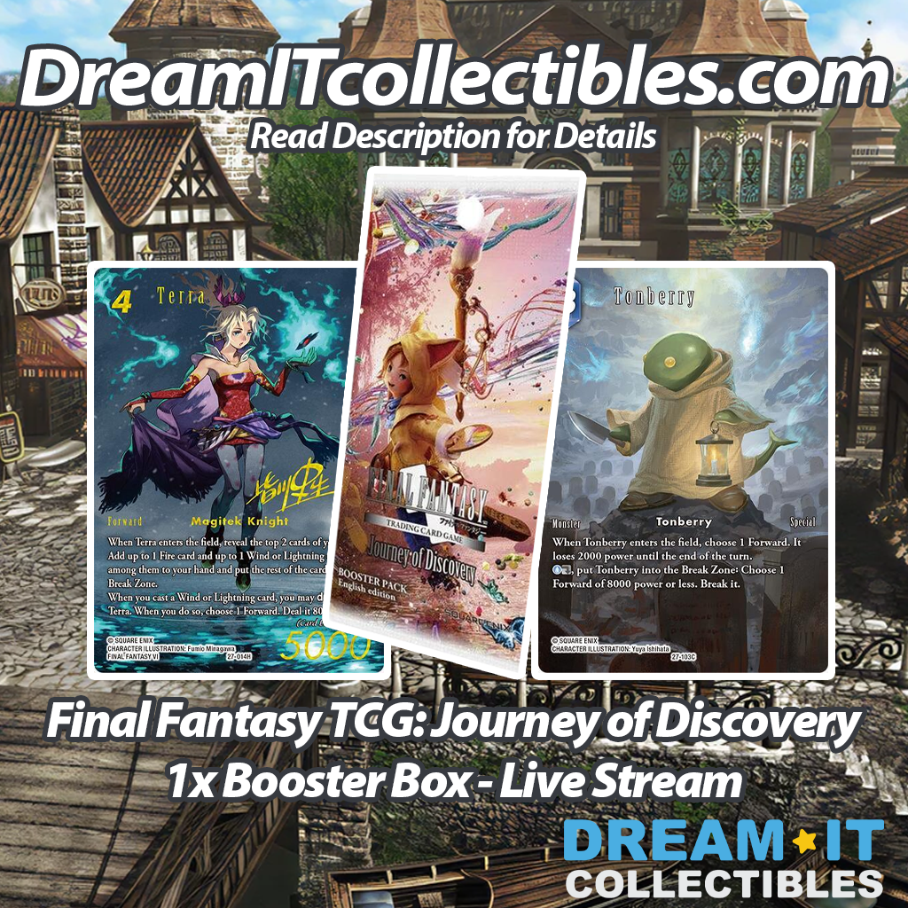 Final Fantasy TCG: Journey of Discovery Booster Box - Live Stream