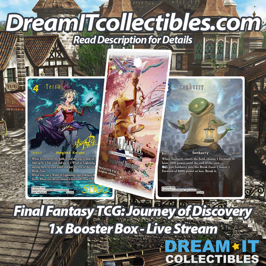 Final Fantasy TCG: Journey of Discovery Booster Box - Live Stream