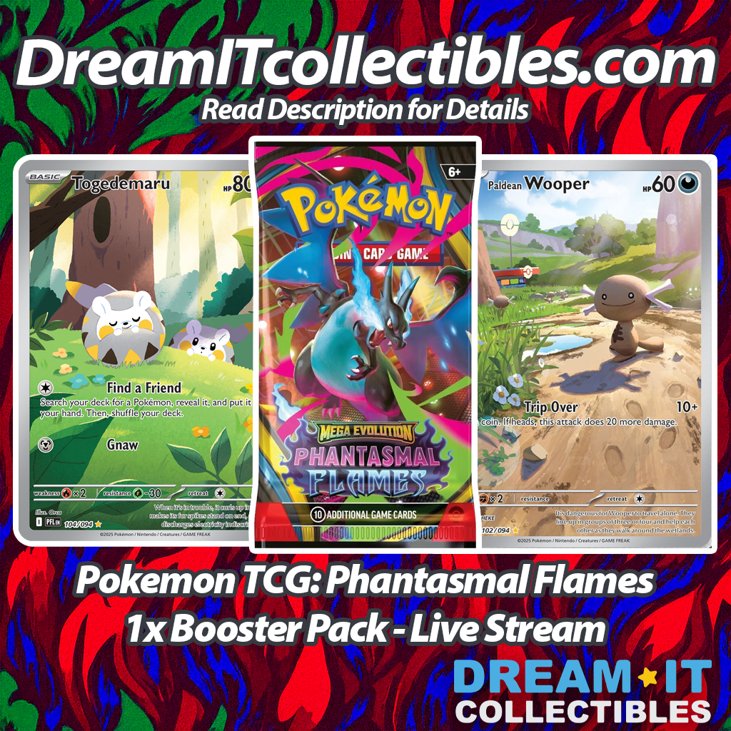 Pokémon TCG: Phantasmal Flames Booster Pack - ME02: Phantasmal Flames