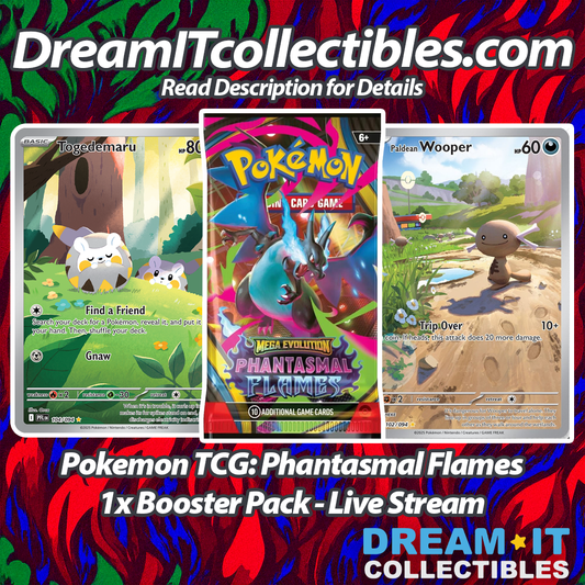 Pokémon TCG: Phantasmal Flames Booster Pack - ME02: Phantasmal Flames
