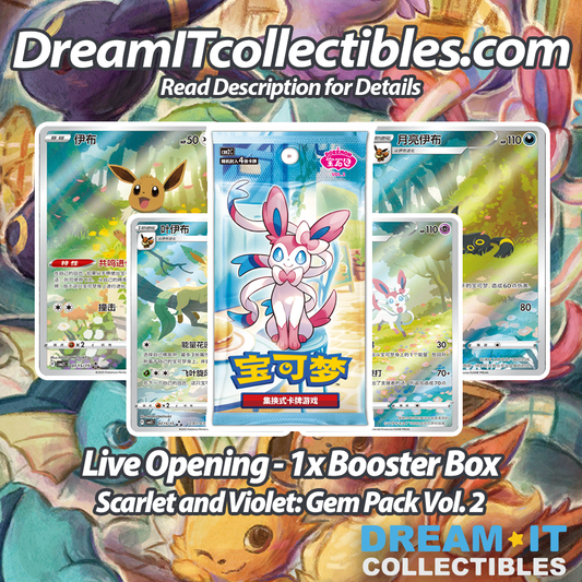 Live Opening - 1x Booster Box Scarlet and Violet: Gem Pack Vol. 2